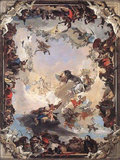 Giovanni Battista Tiepolo The Allegory of the Planets and Continents at New Residenz. China oil painting art